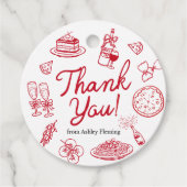 That's Amore Thank You  Bedankjes Labels (Voorkant)