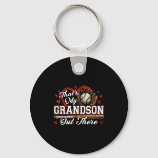 That's grandson out there women baseball grandma sleutelhanger