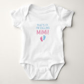That's it I'm calling my Mimi.baby gift baby mimi  Romper (Voorkant)