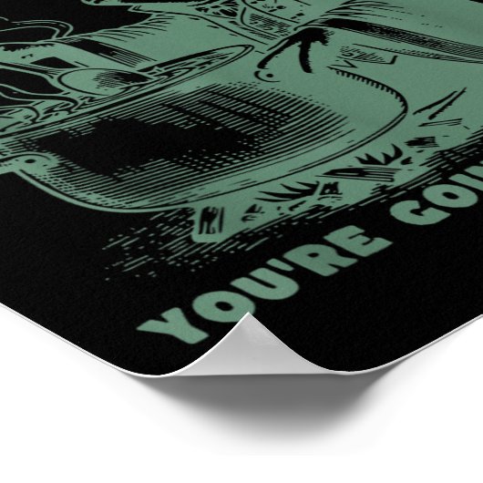 That's It, You're Going In The Soup, Funny Wizard Poster (Hoek)