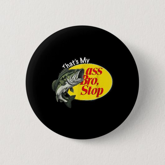 Thats My Bro Stop Funny Gevist Ronde Button 5,7 Cm (Voorkant)