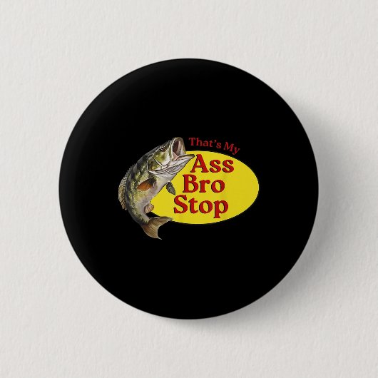 Thats My Bro Stop Funny Gevist Ronde Button 5,7 Cm (Voorkant)