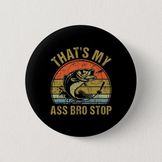 That's My Bro Stop - Funny Vist Me Ronde Button 5,7 Cm (Voorkant)