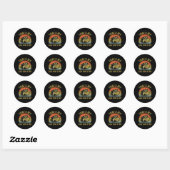 That's My Bro Stop - Funny  Vist Me Ronde Sticker (Vel)