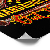 That's My Granddaughter Out There Softball Grandma Poster (Hoek)