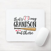 That's My Grandson Out There Baseball Grandma Squa Muismat (Met muis)