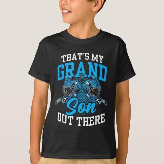 That's My Grandson Out There Ice Hockey Athlete Sp T-shirt (Voorkant)