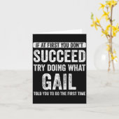 That's My Name Co. Gail If At First You Don't Succ Kaart (Gele Bloem)