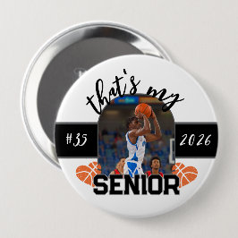 That's my Senior Basketball player for parent Ronde Button 4,0 Cm