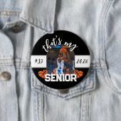 That's my Senior Basketball player for parent Ronde Button 4,0 Cm (In situ)