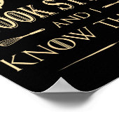 That's What I Do I Cook Stuff And I Know Things Fu Poster (Hoek)