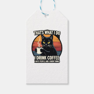 That's What I Do I Drink Coffee I Hate People And  Cadeaulabel