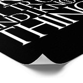 That's What I Do I Drive My Truck And I Know Thing Poster (Hoek)