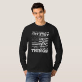 That's What I Do I Fix Stuff And I Know Things  Sa T-shirt (Voorkant volledig)