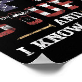 That's What I Do I Fix Stuff And I Know Things Vin Poster (Hoek)