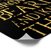 Thats What I Do I Grow A Beard And I Know Things  Poster (Hoek)