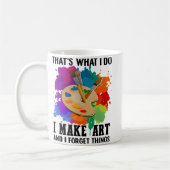 That's What I Do I Make Art And I Forget Things Koffiemok (Links)