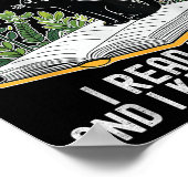 That's What I Do I Pet Cats I Read Books And I Kno Poster (Hoek)