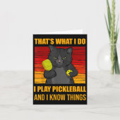 That's What I Do-i Play Ckleball And I Know Things Kaart (Voorkant)