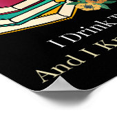 That's What I Do I Read Books I Drink Tea And I Kn Poster (Hoek)