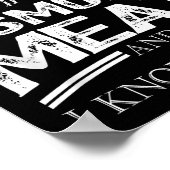 That's What I Do I Smoke Meat I Know Things Funny  Poster (Hoek)