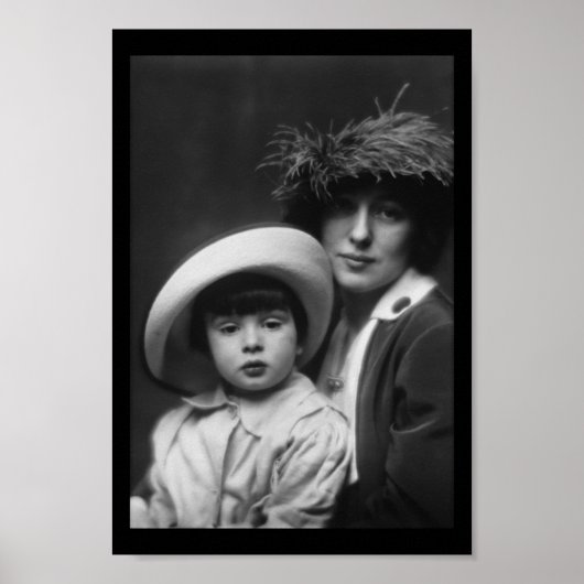 Thaw, Evelyn Nesbitt en Son door Arnold Genthe,191 Poster (Voorkant)
