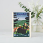 Thayatal Deutschland Duitsland Vintage Poster 1939 Briefkaart (Staand voorkant)