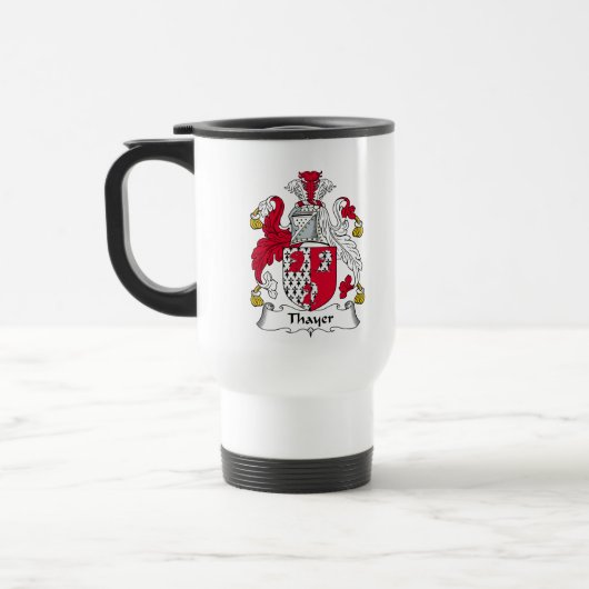 Thayer Family Crest Reisbeker (Links)