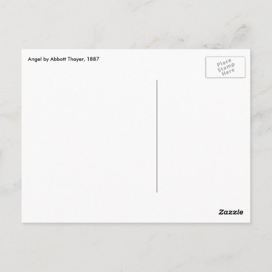 Thayer's Angel Briefkaart (Achterkant)