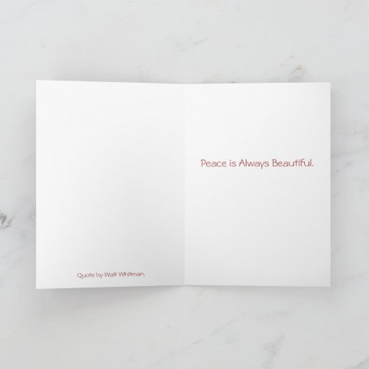 Thayer's Angel - Kerst Kaart (Binnen)