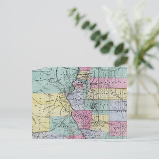 Thayer's Kaart van Colorado (Staand voorkant)