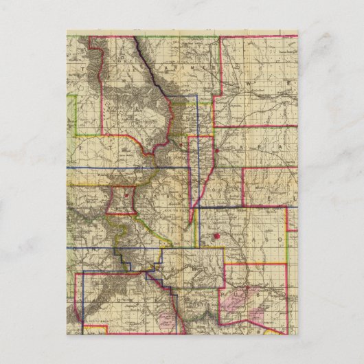 Thayer's kaart van Colorado 2 (Voorkant)