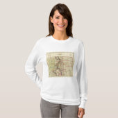 Thayer's kaart van Colorado 2 T-shirt (Voorkant volledig)