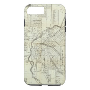 Thayer's Map of Denver Colorado iPhone 8/7 Plus Hoesje