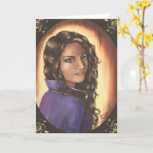 Thayla - Wenskaart Kaart (Gele Bloem)