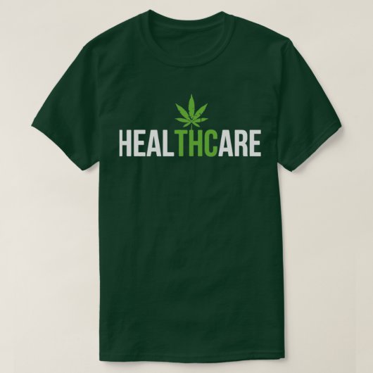 THC is een geneesmiddel T-shirt (Design voorkant)