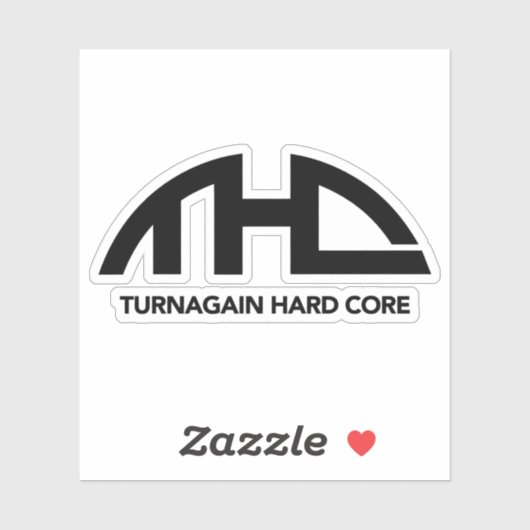 THC (Turnagain Hard Core) Die Cut Sticker (Vel)