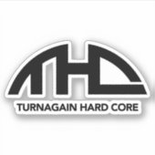 THC (Turnagain Hard Core) Die Cut Sticker (Voorkant)