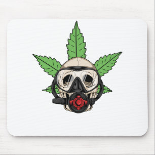 THC Weed Scuba Diver Muismat