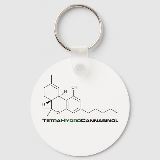 THC Weed Sleutelhanger (Voorkant)