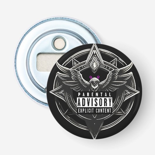 THCEOs door thaddeus & crimson, Adam Moyer Button Flesopener (Voorkant)