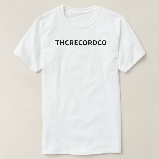 THCRECORDCO T-SHIRT (Design voorkant)