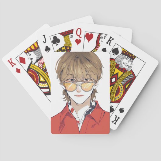 The8 SEVENTEEN K-Pop Fan Art Playing Cards Pokerkaarten (Achterkant)