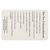 The 10 Geboden Methodist Home & Office Magneet (Horizontaal)