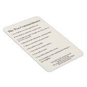 The 10 Geboden Methodist Home & Office Magneet (Rechterzijde)