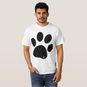 The 19th RIDE White with Black Paw T-Shirt (Voorkant volledig)