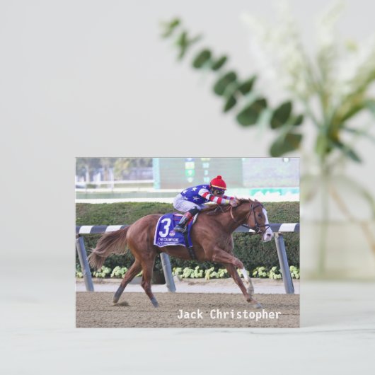 The 2021 Champagne Stakes Briefkaart (Staand voorkant)