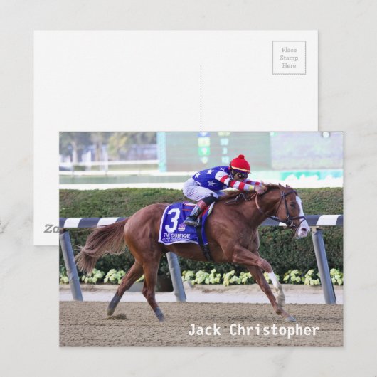 The 2021 Champagne Stakes Briefkaart (Voorkant / Achterkant)