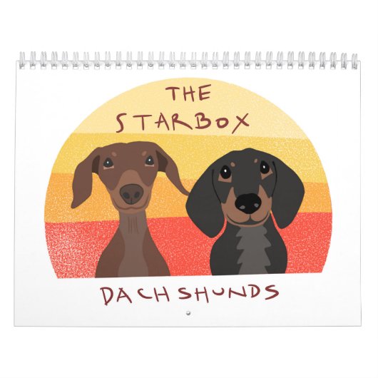 The 2026 Starbox Dachshunds Calendar Kalender (Hoes)