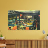 The 21 Club Casino, Hotel Last Frontier Canvas Afdruk (Insitu (Woonkamer))